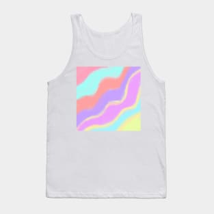 Colorful watercolor abstract art design Tank Top